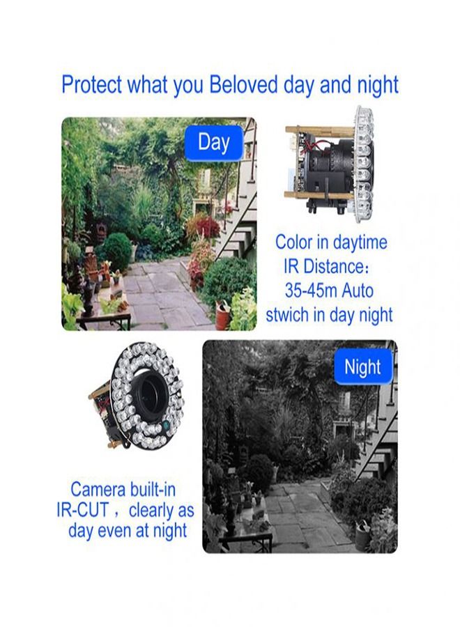 Camera 3 Mega HD wired surveillance and recording 3.6 lens diameter - Image 2