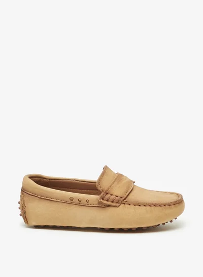 Mister Duchini Boys Solid SlipOn Mocassin