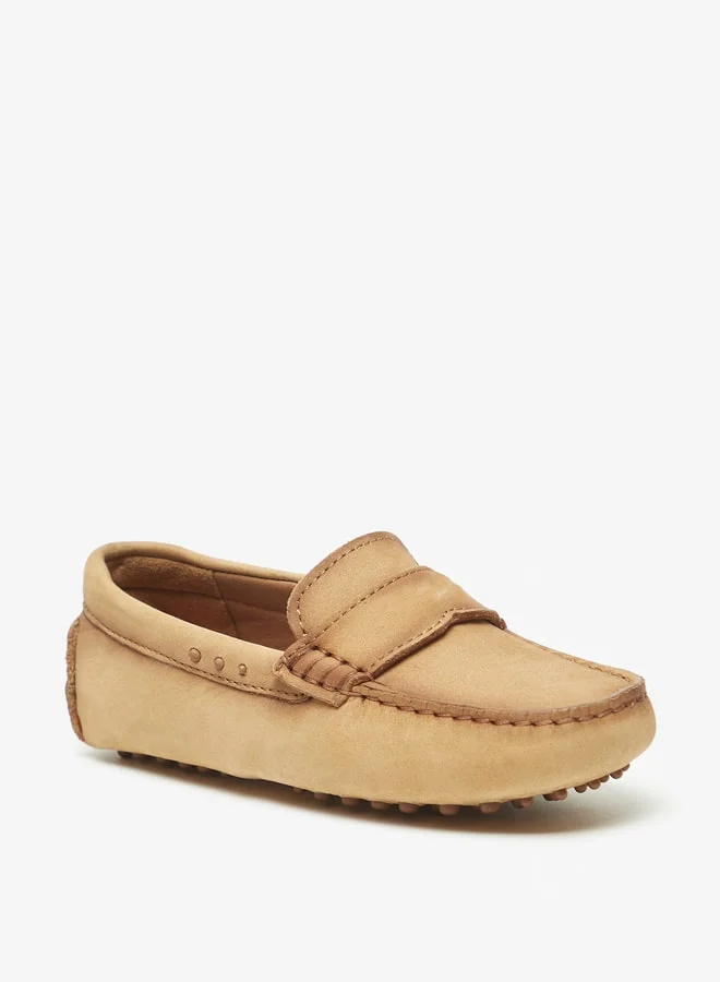 سيد دوتشيني Boys Solid SlipOn Mocassin