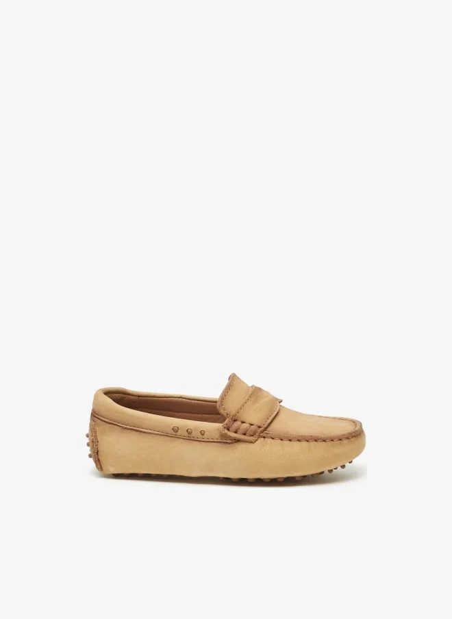 Mister Duchini Boys Solid SlipOn Mocassin