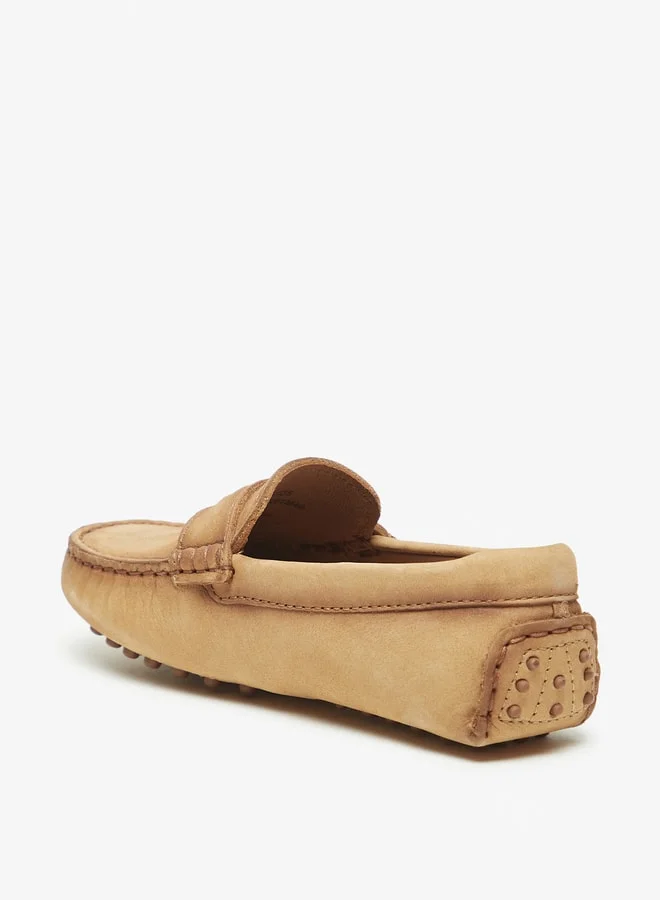 Mister Duchini Boys Solid SlipOn Mocassin