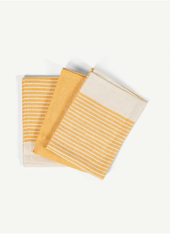 أوه سي هوم Leola Kitchen Towel Set of 3 Pcs