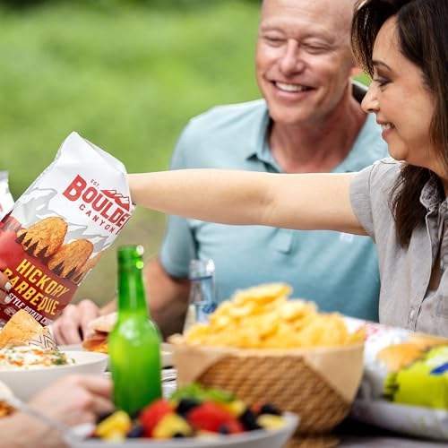 Boulder Canyon Avocado Oil Kettle Style Potato Chips Variety Pack, 18 Count - Gluten-Free, Non-GMO, Hickory Barbecue, Classic Sea Salt, Sea Salt & Cracked Pepper (1 oz Bags) - Image 5