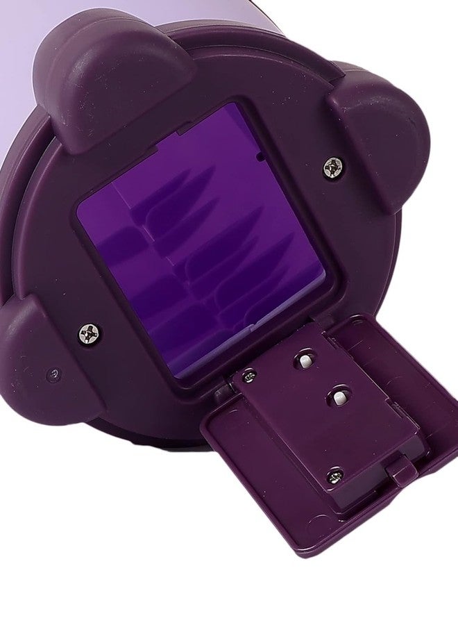 Chiransi Money Saving Bank with Coin Slot//Creative Cartoon Design Money Bank//Plastic Piggy Bank for Boys & Girls (Pack of 1) (Rocket - Purple) - Image 5