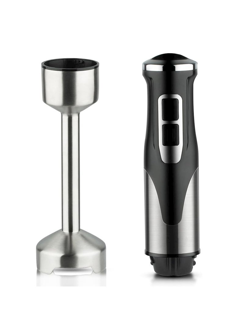 Hand blender combines power and precision to prepare your ingredients quickly and easily to save time in food preparation 800 Watt - 220v, 50Hz, Silver R.323