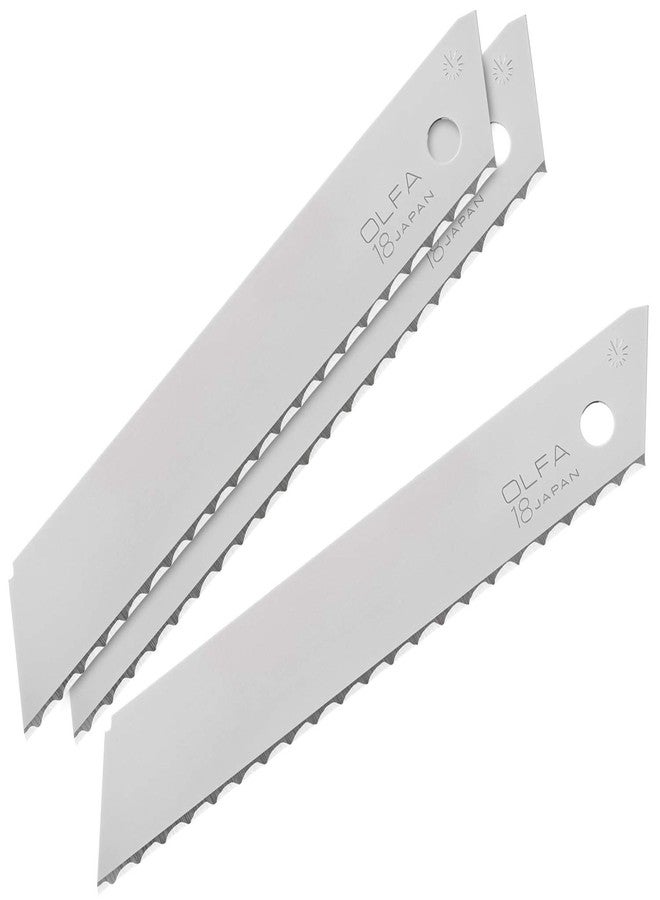 OLFA LBWV3K Wavy Blade Cutter Replacement Blade (Large), Pack of 3 - Image 1