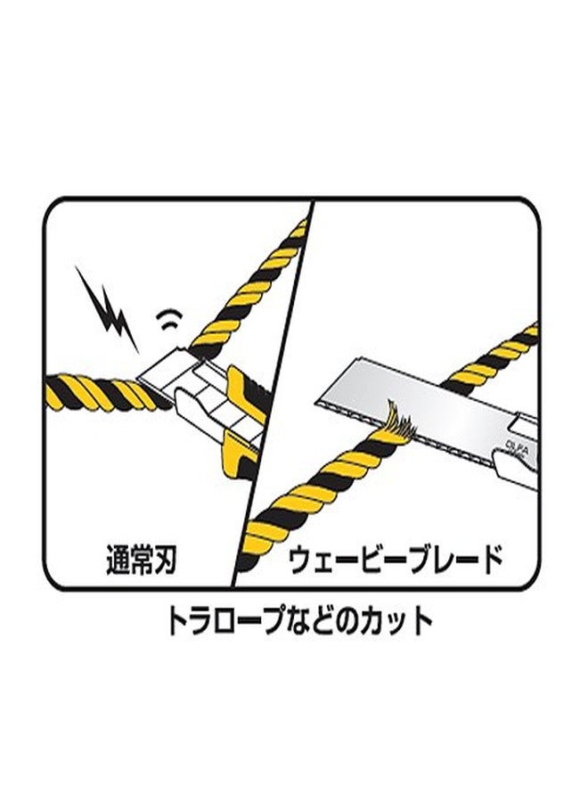 OLFA LBWV3K Wavy Blade Cutter Replacement Blade (Large), Pack of 3 - Image 5