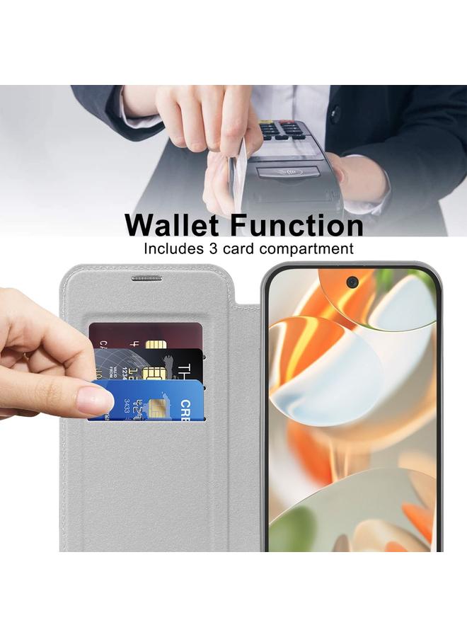 اس-توب جراب هاتف Google Pixel 9 Shield Magsafe RFID المضاد للسرقة من الجلد المعين - Image 3