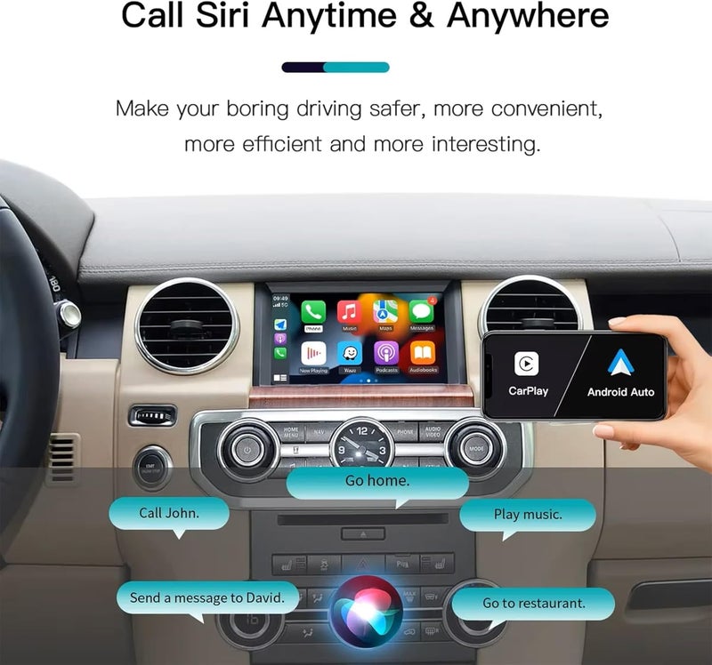 autoabc Wireless Carplay/Android Auto for Land Rover Jaguar Bosch Discovery 4 Aurora Freelander 2 XE XF XJ - Image 2