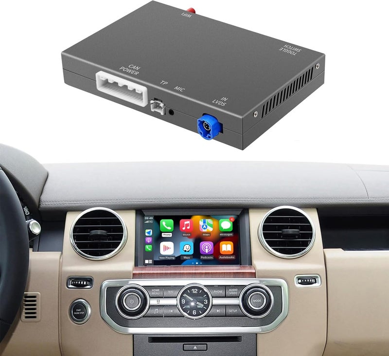 autoabc Wireless Carplay/Android Auto for Land Rover Jaguar Bosch Discovery 4 Aurora Freelander 2 XE XF XJ - Image 1