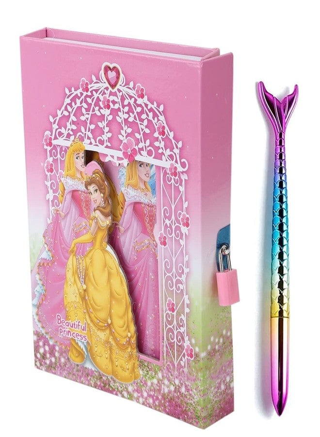 SHREE TECHNESH® Angel Printed Password Diary with Lock for girls | Password Lock diary with Fish Pen for girls | Journaling, Writing Notes Notepad with Lock - Image 1