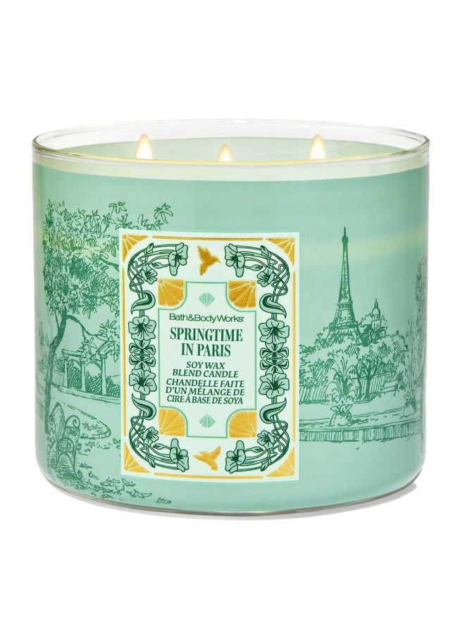 Bath & Body Works Springtime In Paris 3-Wick Candle 