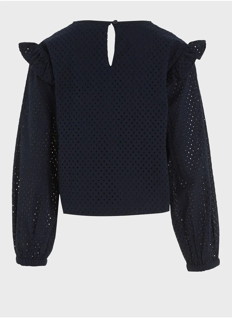 TOMMY HILFIGER Youth Embroidery Top