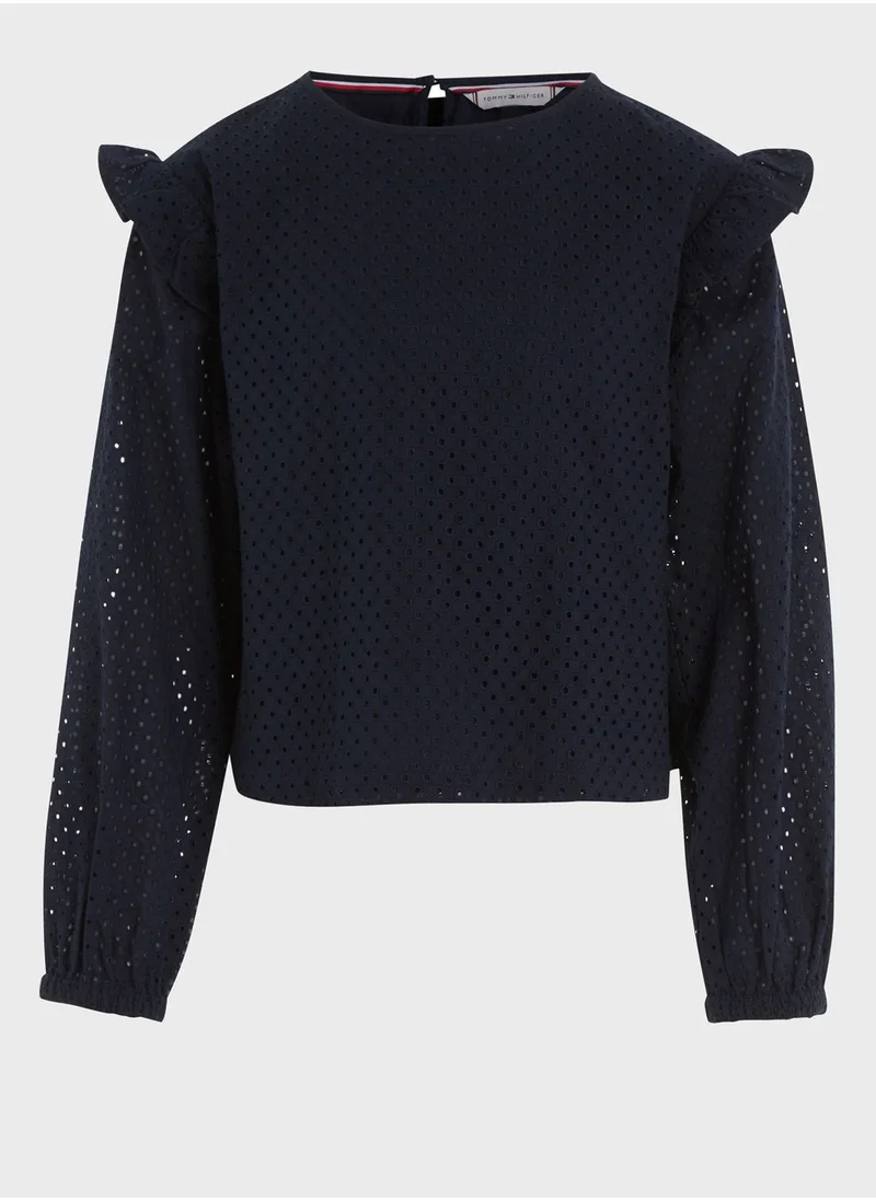 TOMMY HILFIGER Youth Embroidery Top