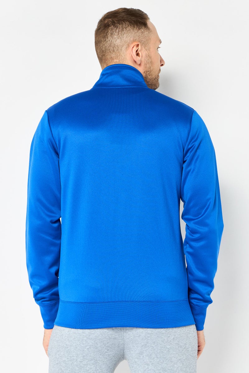 Nike جاكيت رياضي للرجال بأكمام طويلة مناسب للخارج، أزرق - Image 4