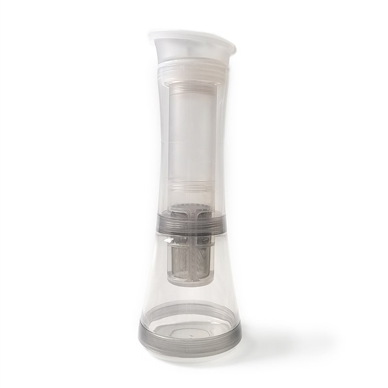 Coffee Cold Extract Pot Large Capacity Hand-made Cold Kettle Scented Tea Fruit Sharing Pot Household Portable Tea Filter Transparent color 