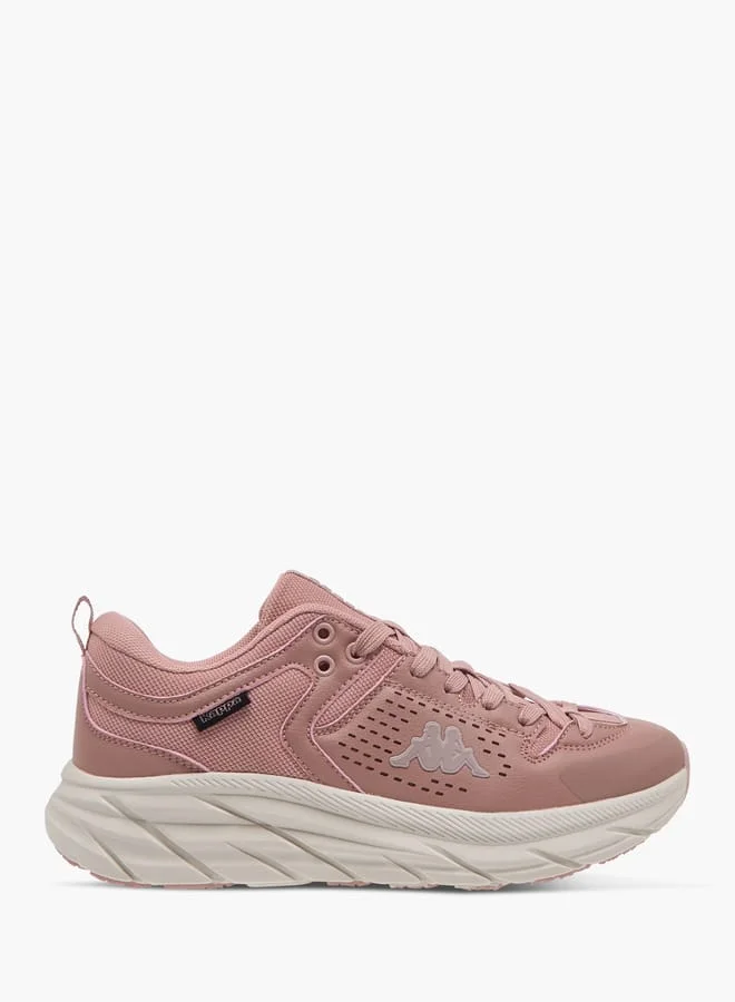 Kappa Women's Textured Sports Shoes with Lace-Up Closure