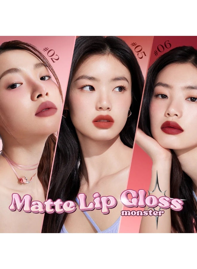 Banxeer Marble Texture Matte Finish Super Stay Lip Gloss For Girls - Image 4