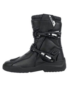 Scoyco Men's Waterproof Motorcycle Riding Boots | Ankle Height Riding Boots, TPU Leather Protective Shell, Non-Slip Wear-Resistant Boots, Black  - Image 2