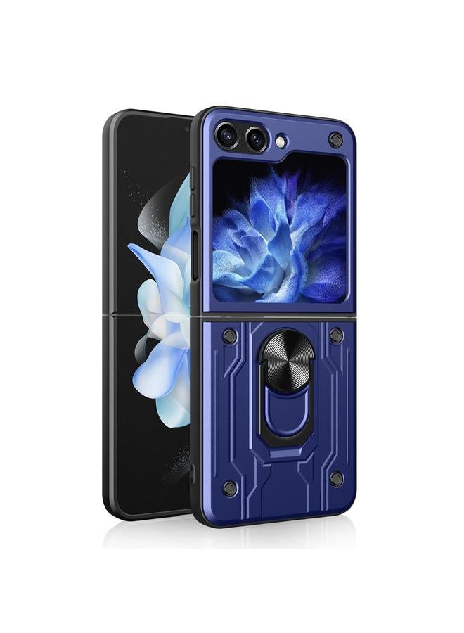 اس-توب جراب لهاتف Samsung Galaxy Z Flip5 بحامل مغناطيسي من مادة TPU+PC - Image 1