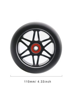 Z-FIRST Z-FIRST 2Pcs 110mm Pro Scooter Wheels with ABEC 9 Bearings Fit for MGP/Razor/Lucky Envy/Vokul Pro Scooters Replacement Wheels  - Image 2