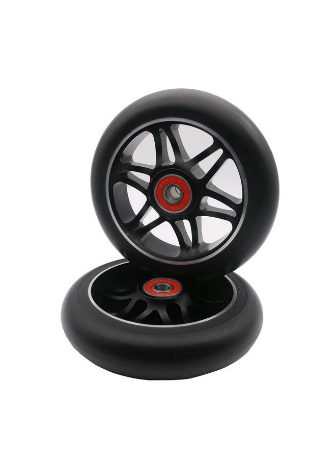 Z-FIRST 2Pcs 110mm Pro Scooter Wheels with ABEC 9 Bearings Fit for MGP/Razor/Lucky Envy/Vokul Pro Scooters Replacement Wheels - Image 1