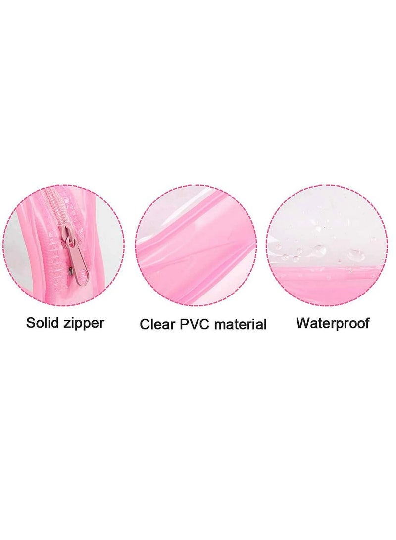 Sadaf حافظة أقلام شفافة للمدرسة بسحاب بألوان متنوعة - Image 5