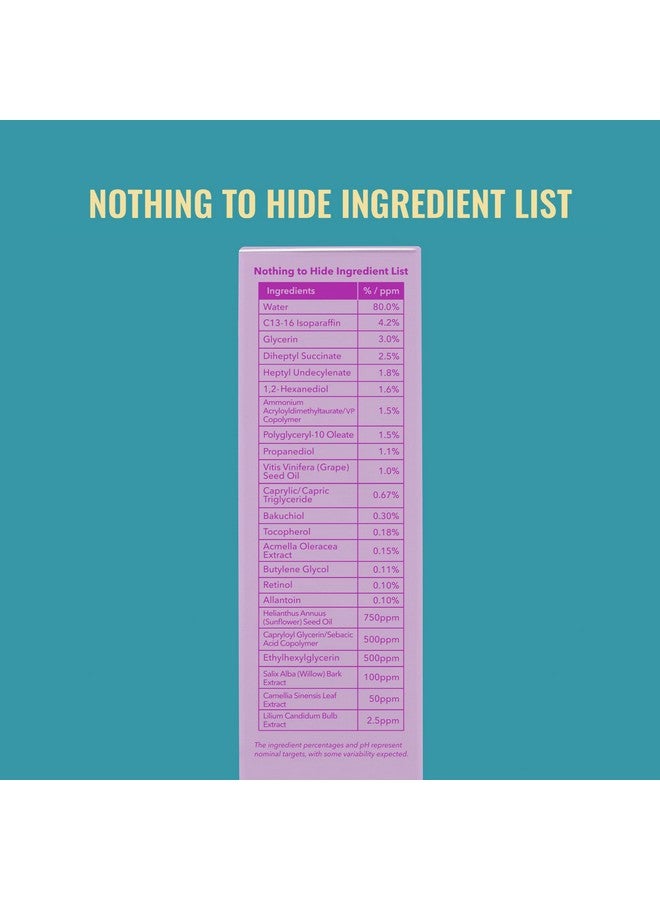 كريم ريتينول اللطيف من جود موليكلز - كريم ليلي مع الريتينول والباكوتشيول - يستهدف الخطوط الدقيقة والاحتقان والمسام الواسعة - عناية بالبشرة مضادة للشيخوخة للوجه - Image 5