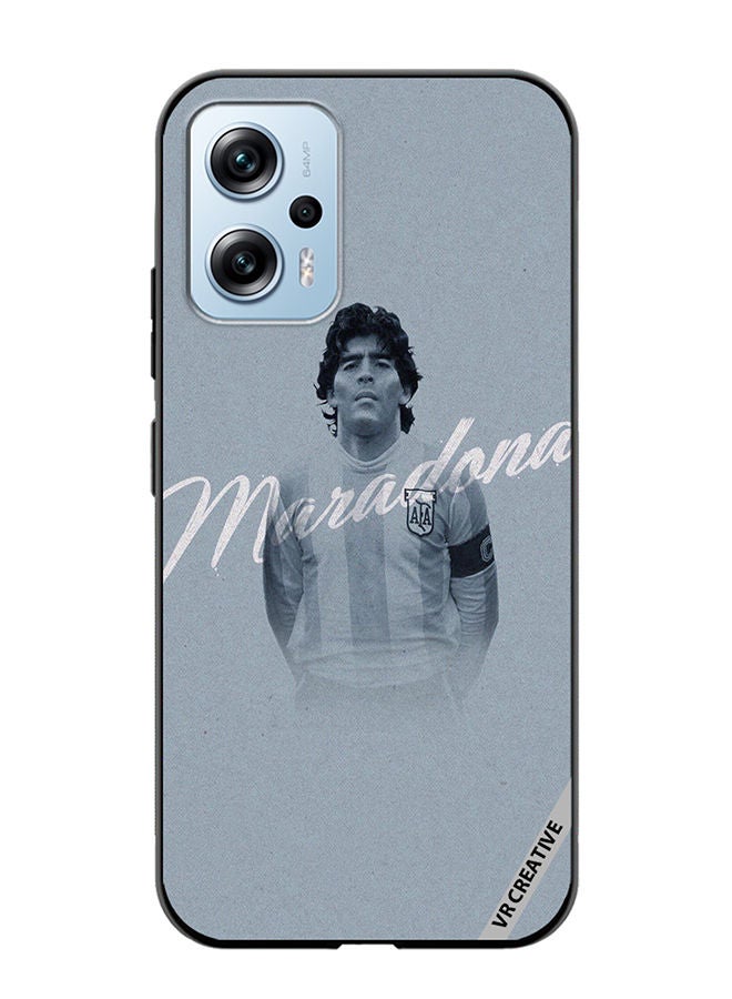 VR CREATIVE Protective Case Cover For Xiaomi Poco X4 GT Maradona Design Multicolour - Image 1