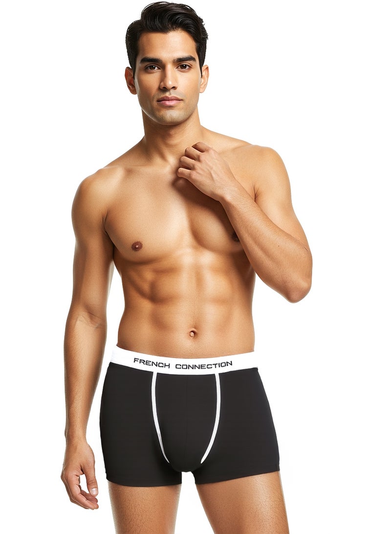 French Connection 3 Pack Multi-Color Solid Briefs - Image 3