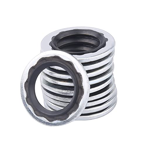 BUSY-CORNER A/C System Compressor Gasket Seals Air Conditioning Compressor Port Seal Washer Kit (36) - Image 4