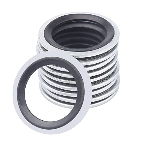 BUSY-CORNER A/C System Compressor Gasket Seals Air Conditioning Compressor Port Seal Washer Kit (36) - Image 3