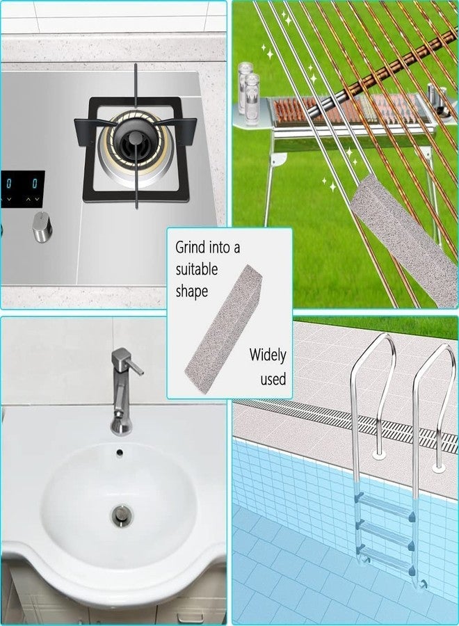 Bitnex حجر الخفاف من Bitnex، عبوة من قطعتين، لتنظيف المرحاض، ينظف بفعالية حلقات الماء العسر، وتراكمات الكالسيوم، والبقع، مناسب لتنظيف المرحاض، وأحواض الاستحمام، وأحواض المطبخ، والشوايات. - Image 3