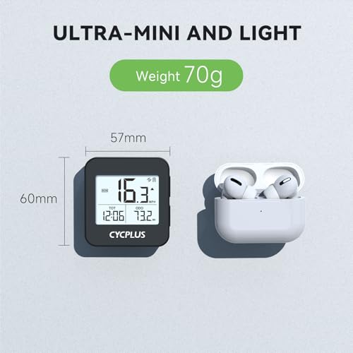 CYCPLUS GPS Bike Computer, Wireless Cycling Computer with Automatic Backlight, Bicycle Speedometer Odometer with Waterproof and Large Battery, Provide Professional Data Analysis(New Upgraded) - Image 3