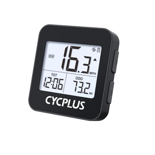 CYCPLUS GPS Bike Computer, Wireless Cycling Computer with Automatic Backlight, Bicycle Speedometer Odometer with Waterproof and Large Battery, Provide Professional Data Analysis(New Upgraded) - Image 1