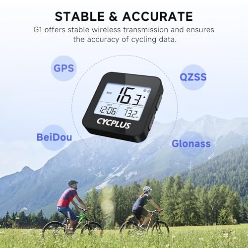 CYCPLUS GPS Bike Computer, Wireless Cycling Computer with Automatic Backlight, Bicycle Speedometer Odometer with Waterproof and Large Battery, Provide Professional Data Analysis(New Upgraded) - Image 4