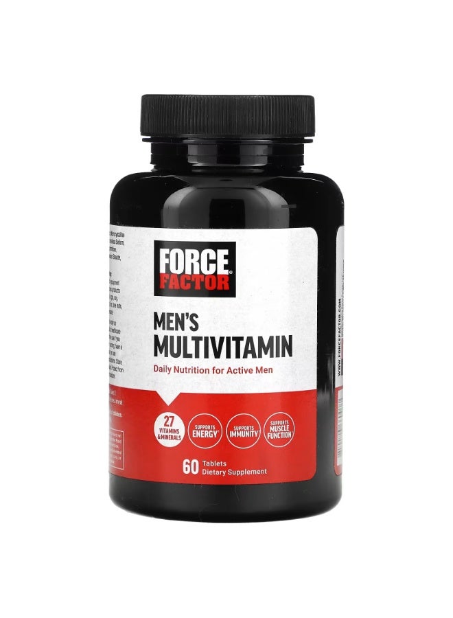 Force Factor Men’s Multivitamin, 60 Tablets - Image 1