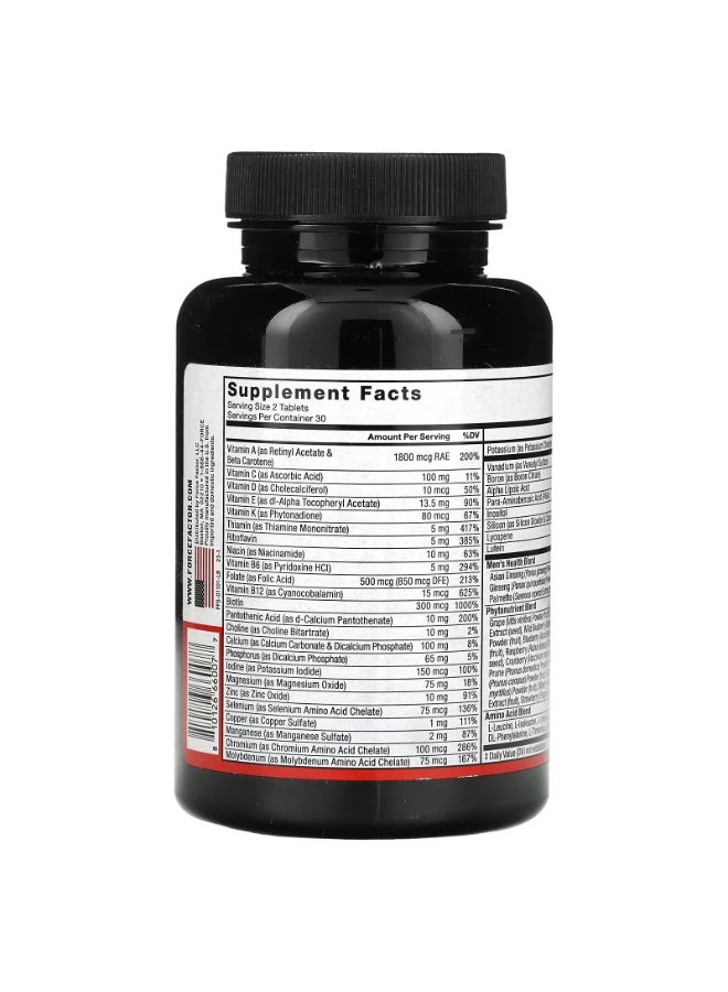 Force Factor Men’s Multivitamin, 60 Tablets - Image 2