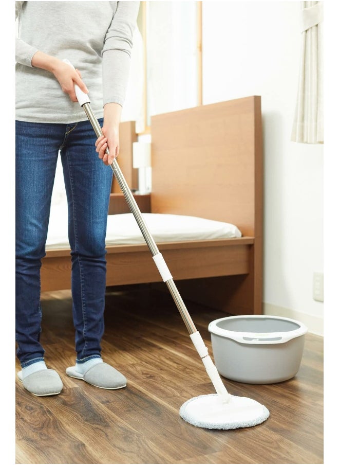 Scotch Brite - Scotch-Brite 2-in-1 Bucket Spin Mop set  includes  mop with stick  bucket  mop refill   1 set pack   360 easy all-around cleaning   Cleaning Mop   rinsing and drying in a single bucket   Floors - Image 1