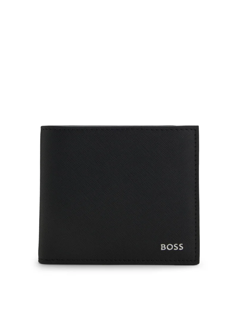 BOSS Billfold wallet with foil-embossed logo