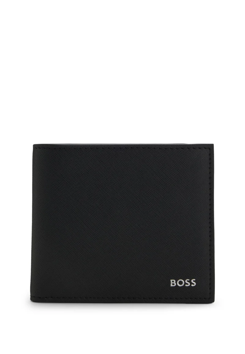 بوس محفظة نقود بشعار محفور بالرقائق المعدنية