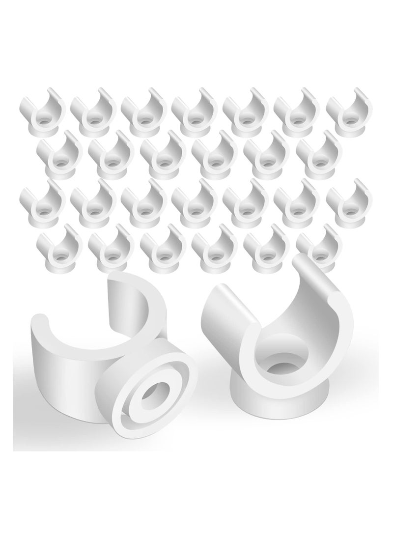 SYOSI SYOSI 100Pcs PEX Pipe Clamps Holder 1/2 Inch PEX Clips 16 mm PVC Water Pipe Support Hangers PVC Water Pipe Socket  - Image 1