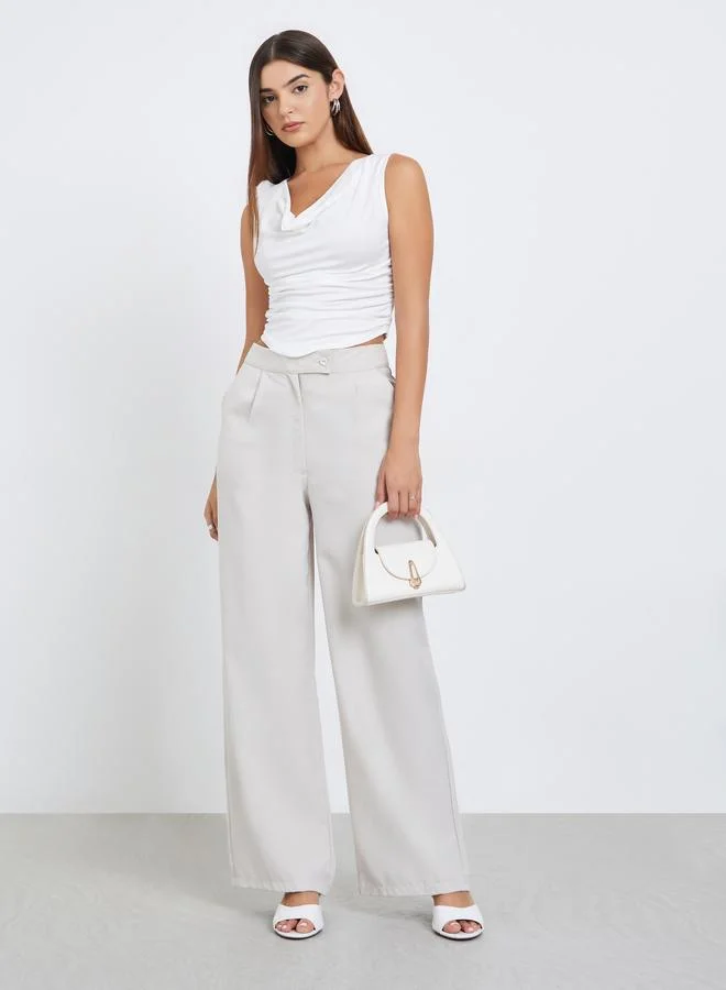 Styli White Sleeveless Cami Top