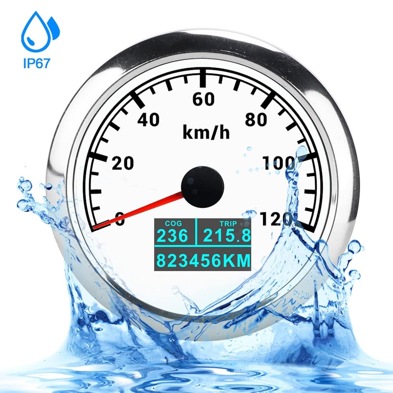 GPS Pointer Tachometer Speedometer 3 in 1 High Precision Multifunctional Gauge for 9 32V DC Systems, Features Stepping Motor and Backlit Dial for Easy Nighttime Reading, Accurate - Image 4