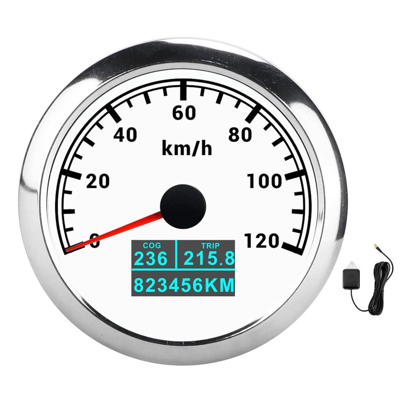 GPS Pointer Tachometer Speedometer 3 in 1 High Precision Multifunctional Gauge for 9 32V DC Systems, Features Stepping Motor and Backlit Dial for Easy Nighttime Reading, Accurate - Image 1