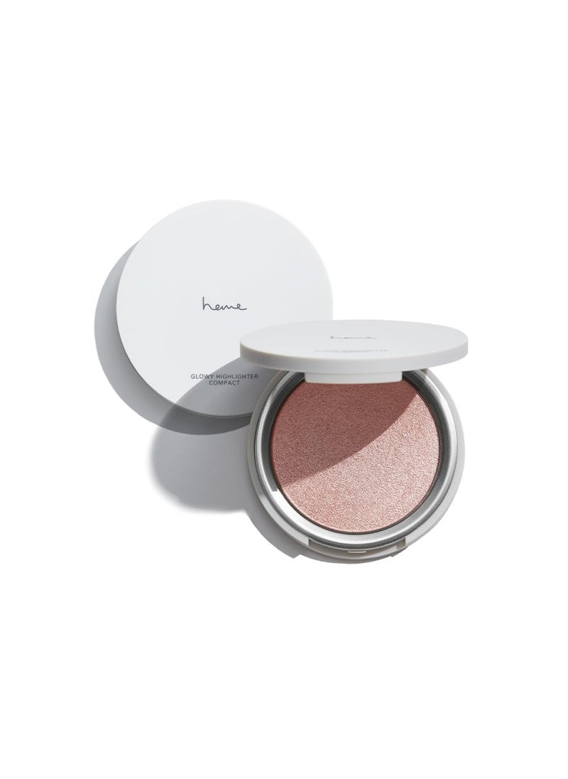 HEME heme Glowy Highlighter Compact 5.5g (02 Honey Bronze) 