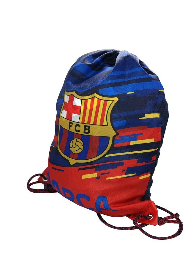 Icon Sports Replacement For FC Barcelona Official Drawstring Gym Soccer Cinch Bag 08 - Image 1