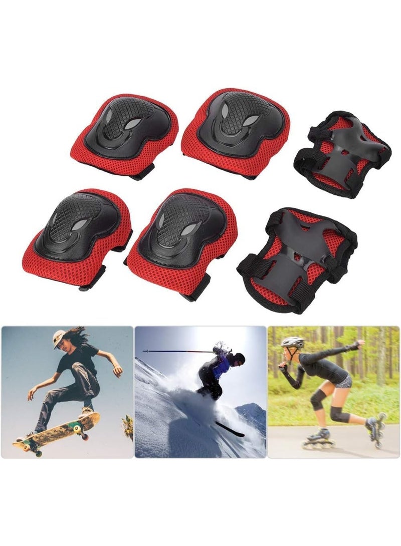 معدات حماية للأطفال – واقيات ركبة وكوع ومعصم | 6 قطع مبطنة عالية الجودة - Image 3