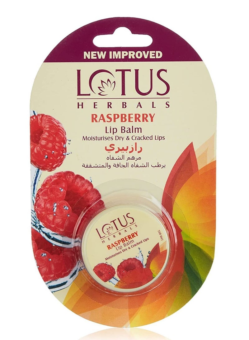 NOURISH MANTRA Lotus Herbals Lip Balm Raspberry 5g  Pack of 1  - Image 1
