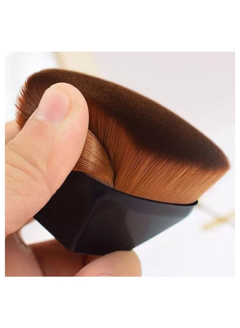LA PERLA TECH  Flawless Foundation Brush Flat Top Liquid Powder - Image 5